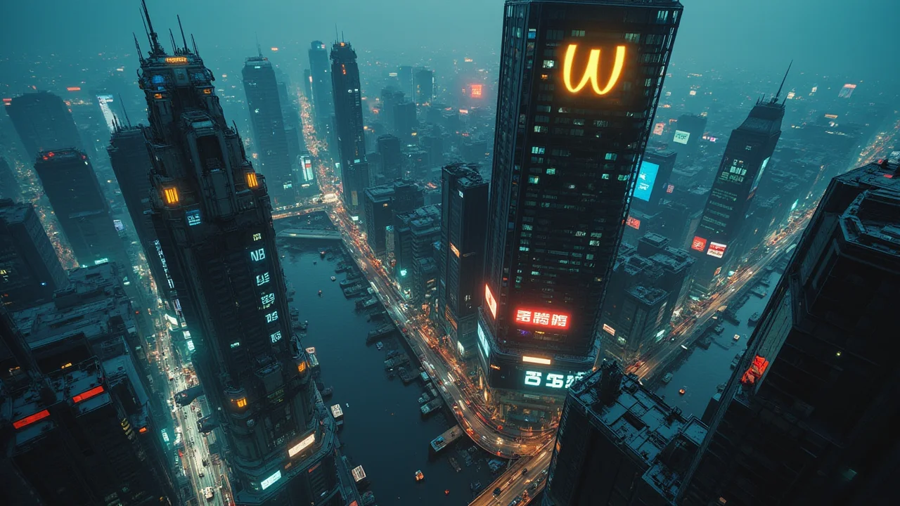 Dystopian megacity