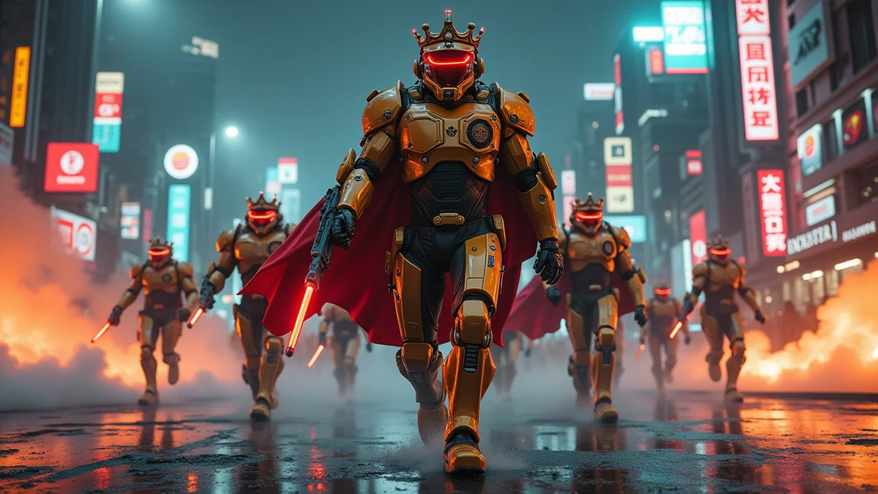 The King and his army