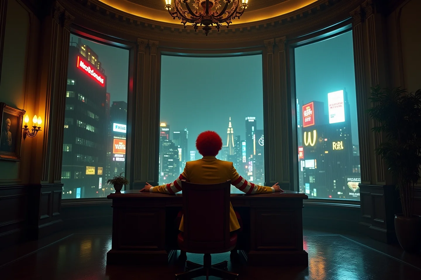 Corporate CEO in a yellow jacket