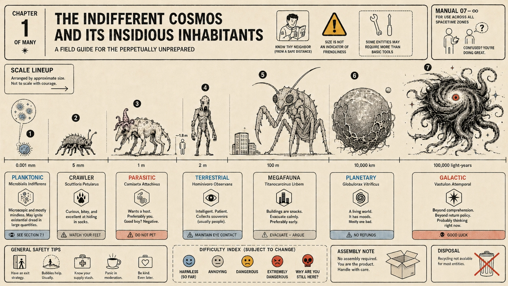 Chapter 1: The Indifferent Cosmos and Its Insidious Inhabitants