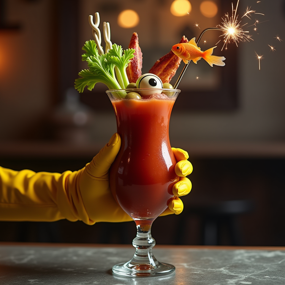 The Perfect Bloody Mary - a quantum-resonant cocktail with temporal stabilization effects