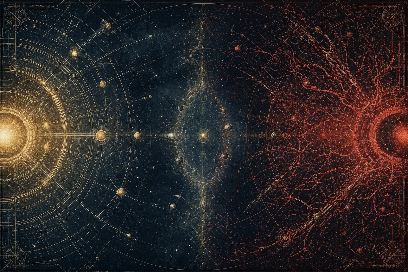 Opposing solar and ember intelligence networks held in a galactic stalemate