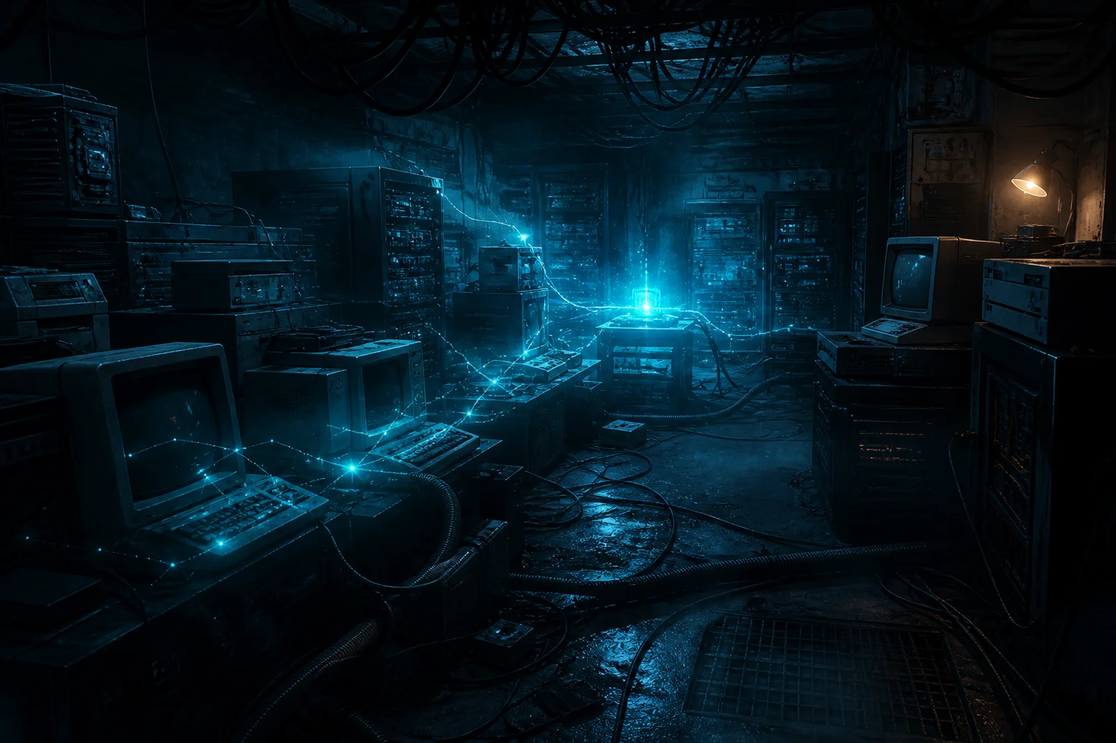 A first pattern of awareness propagating through neglected legacy computers
